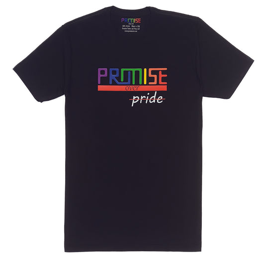 PROMISE over pride Adult Unisex Tee - Black