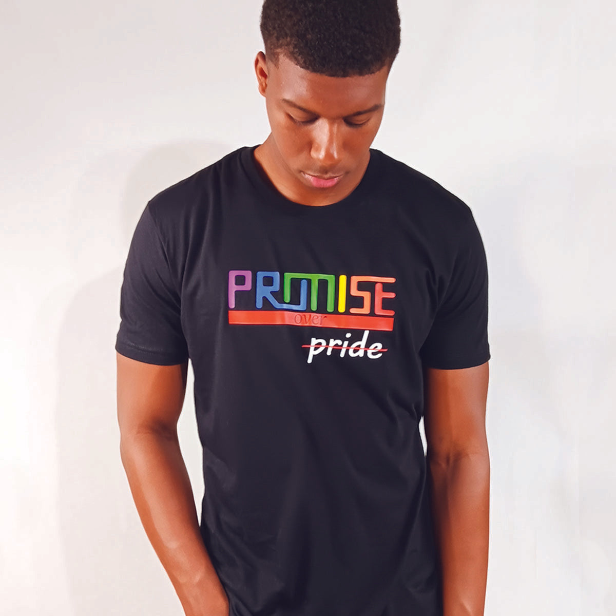 PROMISE over pride Adult Unisex Tee - Black